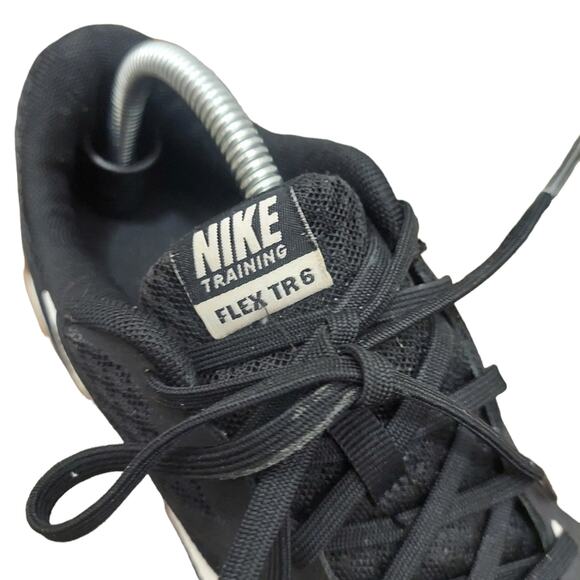 Nike Flex Trainer 6 Black/White Women's Running Sneakers Size 9 - Picture 8 of 10